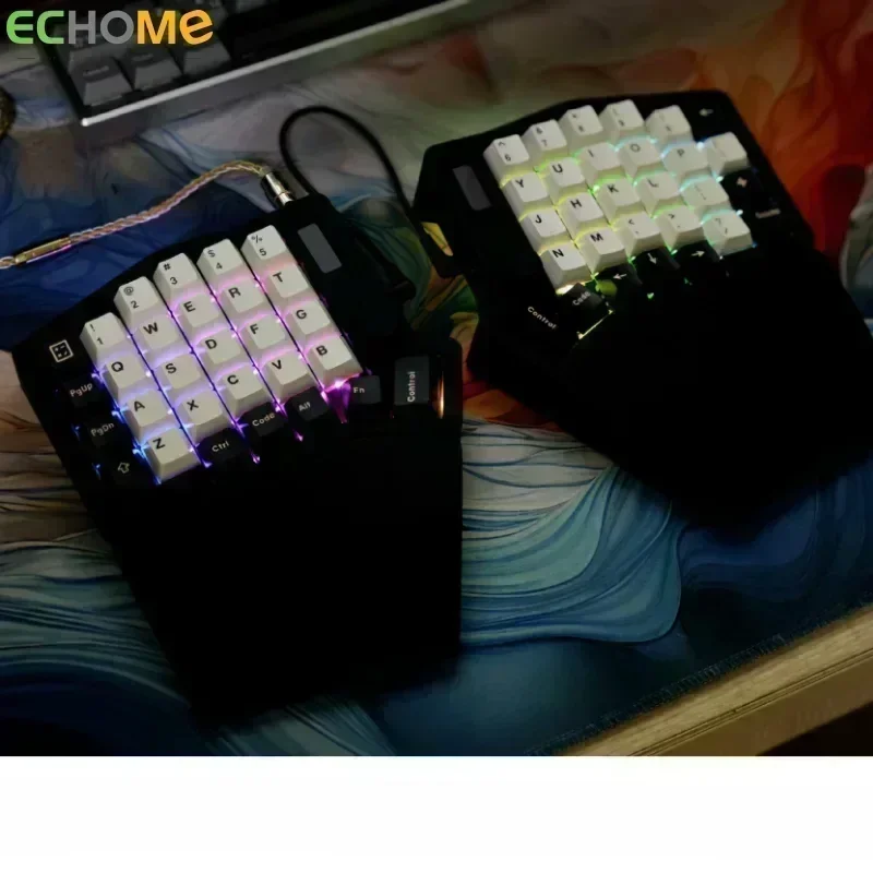 Sofle V2 Kit de teclado mecánico dividido y descanso personalizado Rgb Qmk a través de Rp2040 Control principal interruptor MX de intercambio en caliente Crkbd tablero de tecla dividida - imagen 3