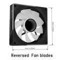Reversed Fan blades