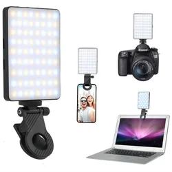 Luz LED RGB para vídeo y selfies - 2000mAh, 3 modos, 2700-6500K