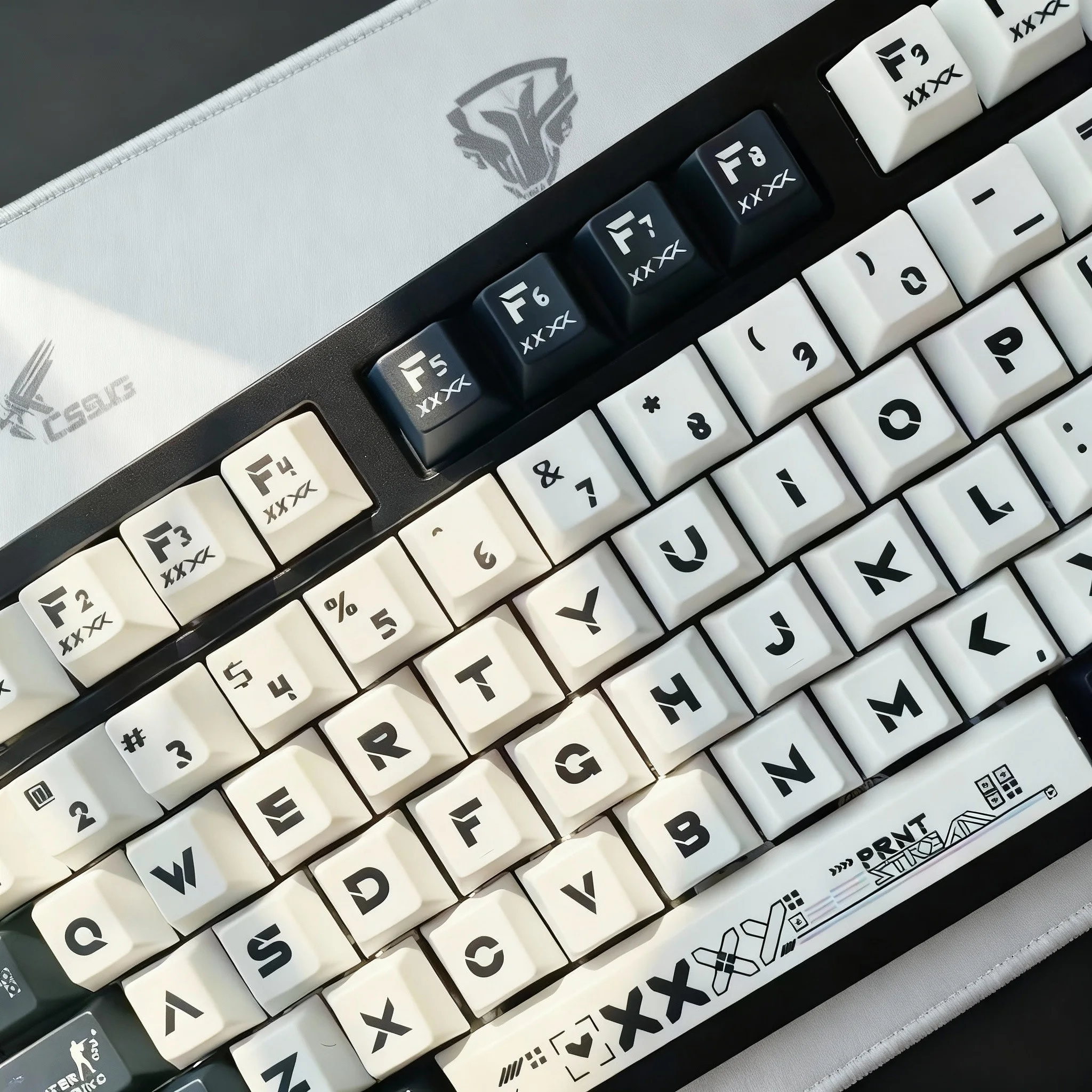 Teclas PBT de cinco lados, 130 teclas, perfil de cereza, tapa de tecla temática impresa para teclado mecánico MX Switch - imagen 3