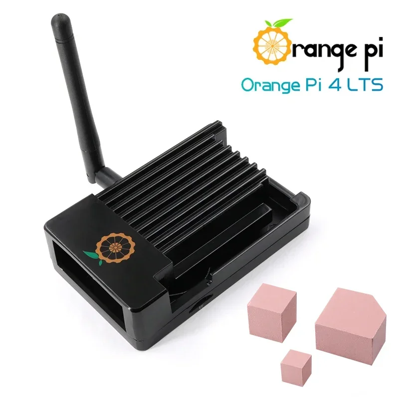 Orange Pi 4 LTS 3G + carcasa metálica (antena) + fuente de alimentación DC 5V4A, mini tableta de ordenador PC RK3399-T, ejecutar Android, Ubuntu, sistema operacional Debian - imagen 5