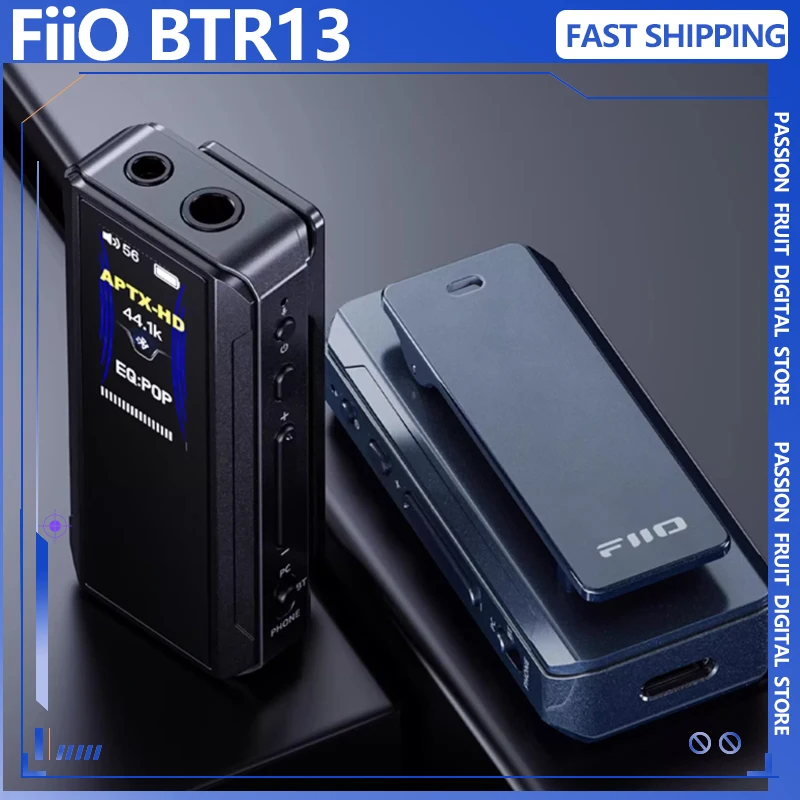 FiiO BTR13 amplificador de auriculares Bluetooth 3,5/4,4mm salida equilibrada HIFI Balance DSD256 amplificador de oído personalizado LDAC/aptX HD AAC