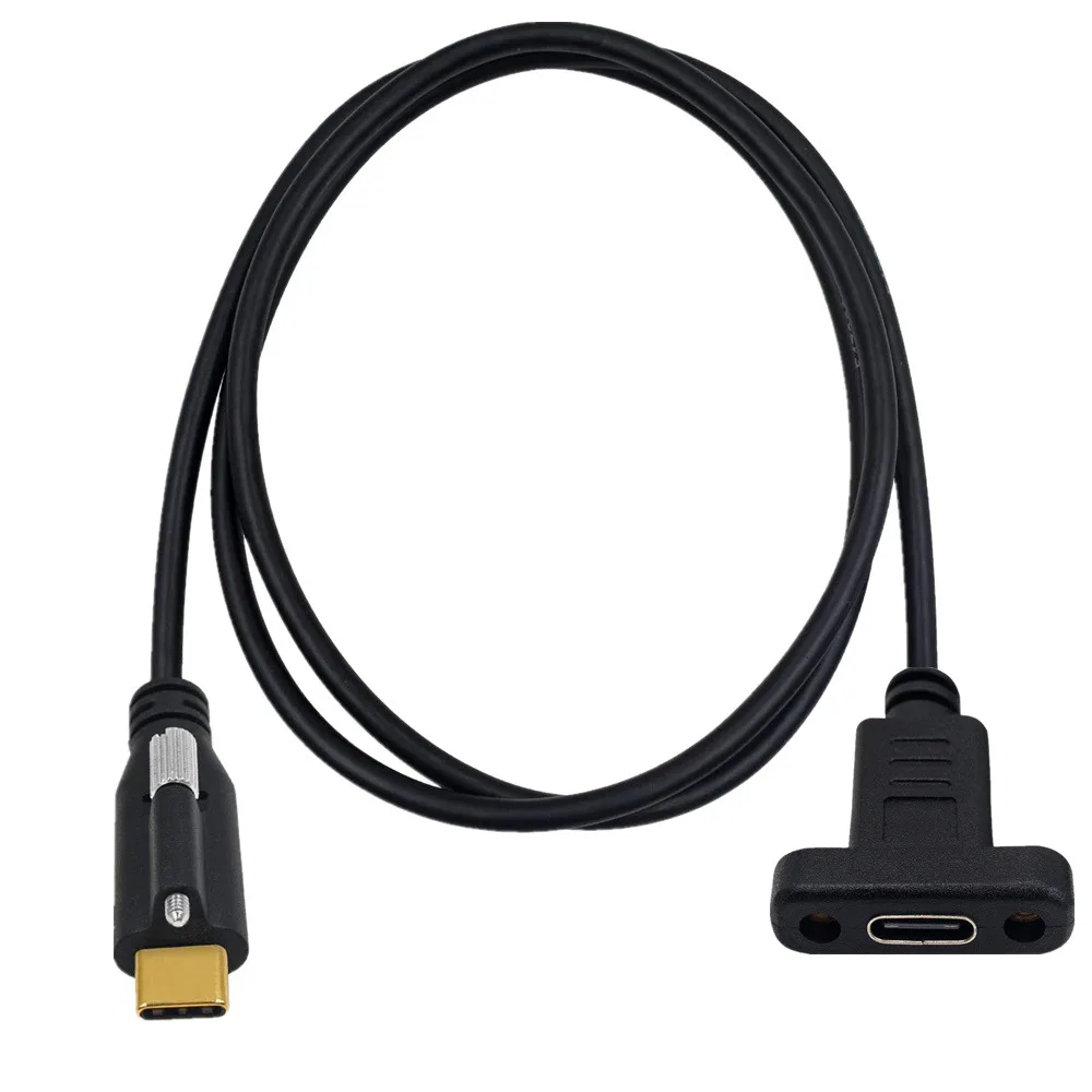 Cable Extensión USB-C Panel Macho Hembra USB 3.1 con Tornillo - imagen 4