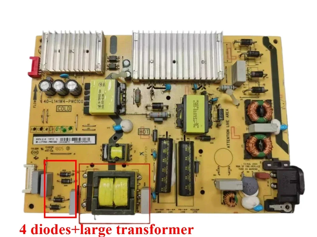 Placa de alimentación 40-L141W4-PWC1CG 40-L141W4-PWB1CG para TCL 55C5 65P5 65F6 55U7700C 08-L141W44-PW210AG 08-L171HD2-PW200AD - imagen 3
