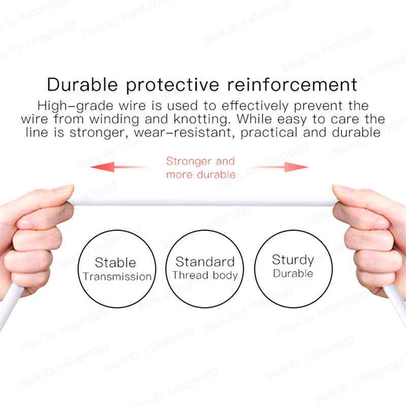 Auriculares intrauditivos con cable para iPhone 16 Pro Max 7 8 XS XR 11 12 13 14, auriculares estéreo con micrófono, Control en línea - imagen 4