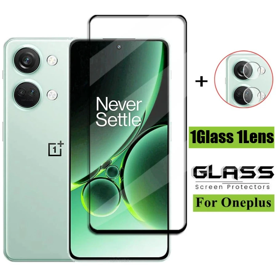 Vidrio de cubierta completa para OnePlus Nord 4 3 Protector de pantalla para OnePlus Ace 5 Pro 13R Ace 3V película protectora de lente de vidrio templado