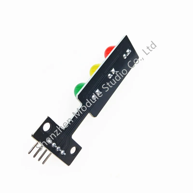 1 Uds - 10 Uds Mini módulo de pantalla LED de semáforo de 5V para Arduino rojo amarillo verde 5mm LED Mini módulo de semáforo - imagen 4