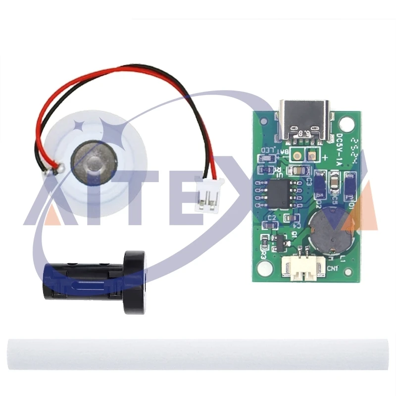 AITEXM USB Mini humidificador DIY Kits generador de niebla y placa de circuito del controlador nebulizador atomización película atomizador hoja Micro TYPE-C USB - imagen 2