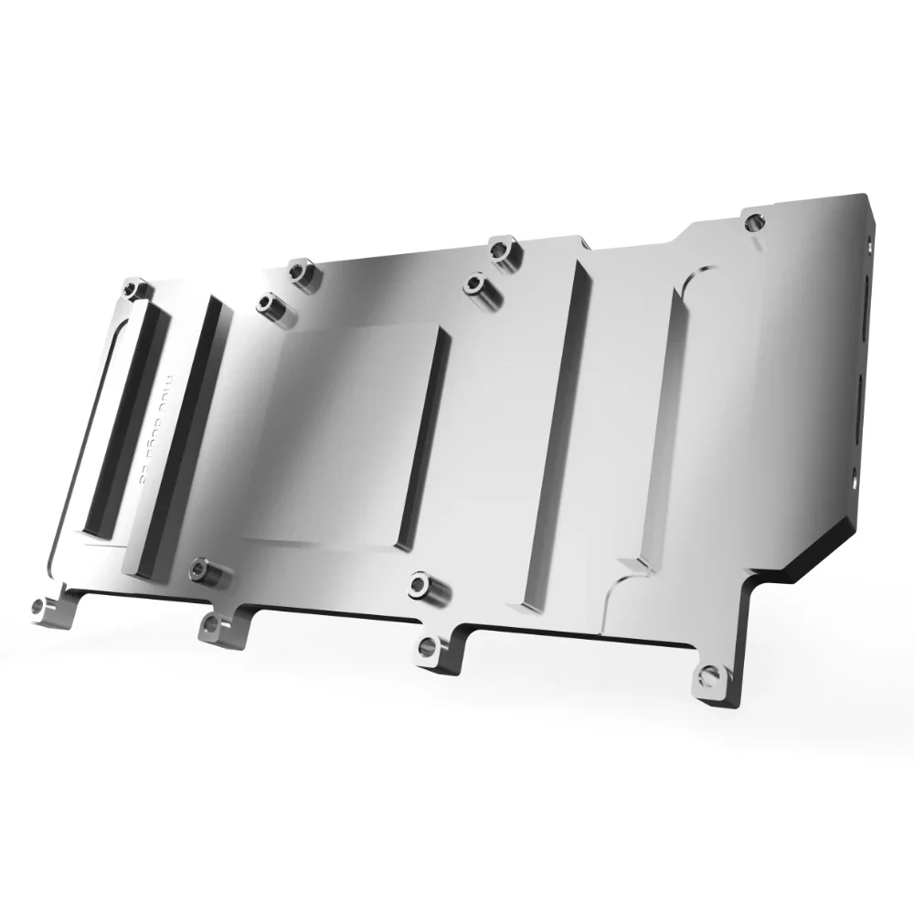 Alphacool ES bloque de agua de cobre/carbono para Nvidia H100 80GB HBM PCIe 5,0 enfriador de tarjetas gráficas con placa posterior - imagen 5