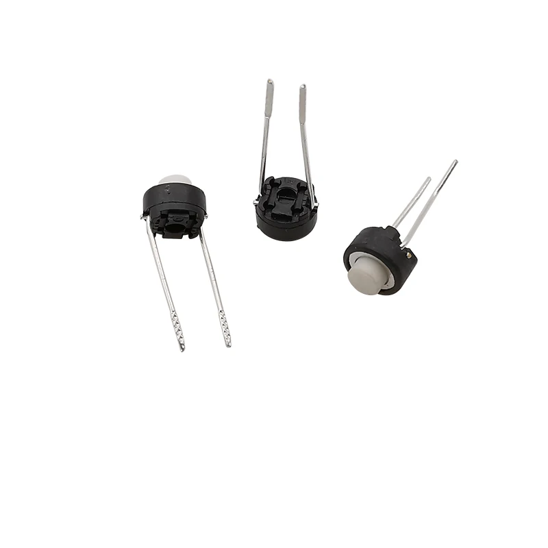 6x6x5mm interruptor táctil de 2 pines Mini Micro botón táctil momentáneo interruptor teclas redondas 6*6*5mm - imagen 2