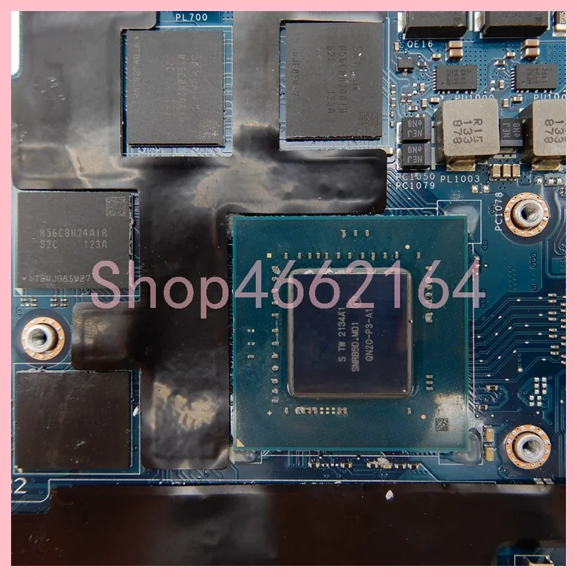 LA-K411P con i7-11800H/W-11955M CPU RTX3050Ti/T1200 GPU placa base para ordenador portátil Dell Precision 5560 XPS 15 9510 - imagen 4