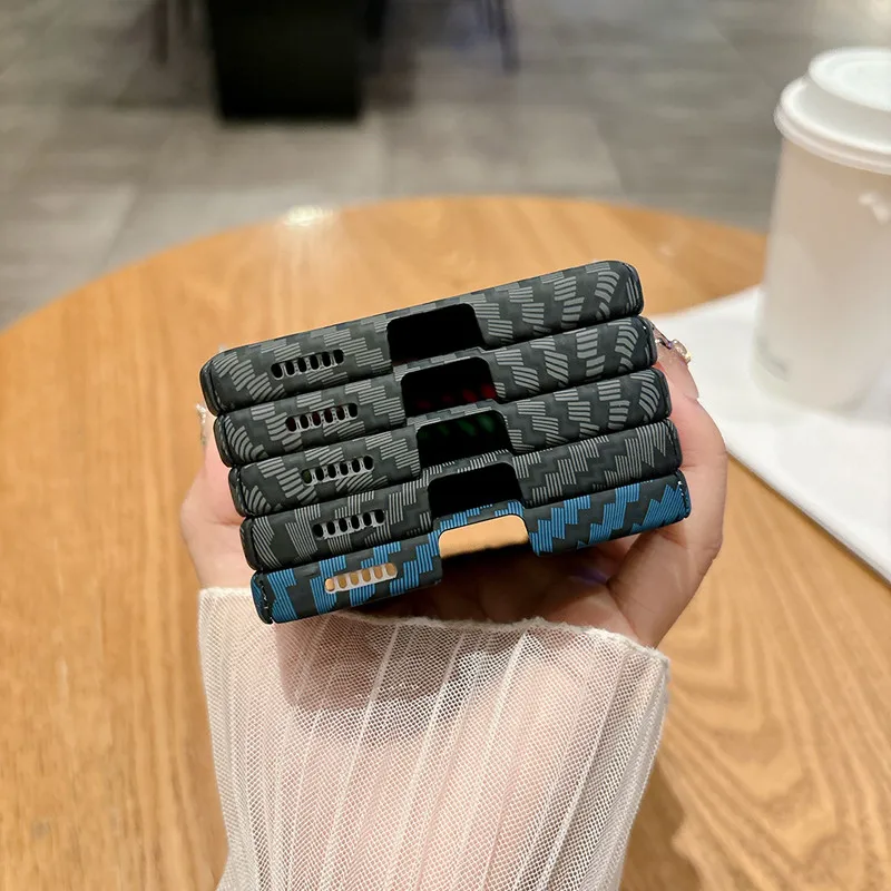 Para VIVO iQOO Z10 Turbo, Z10 Turbo Pro funda ELVEV anticaída ultrafina patrón de fibra de carbono cubierta dura para teléfono de PC - imagen 3