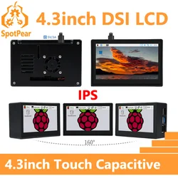 Raspberry Pi Pantalla Táctil DSI 4,3 pulgadas IPS 800x480