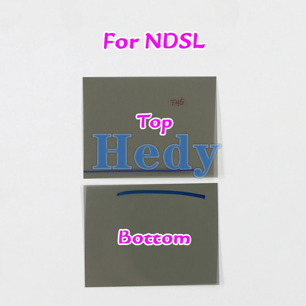 50 Uds. Filtro polarizado hoja de película pantalla retroiluminada modificar parte para NDS NDSL NDSI parte superior inferior - imagen 3