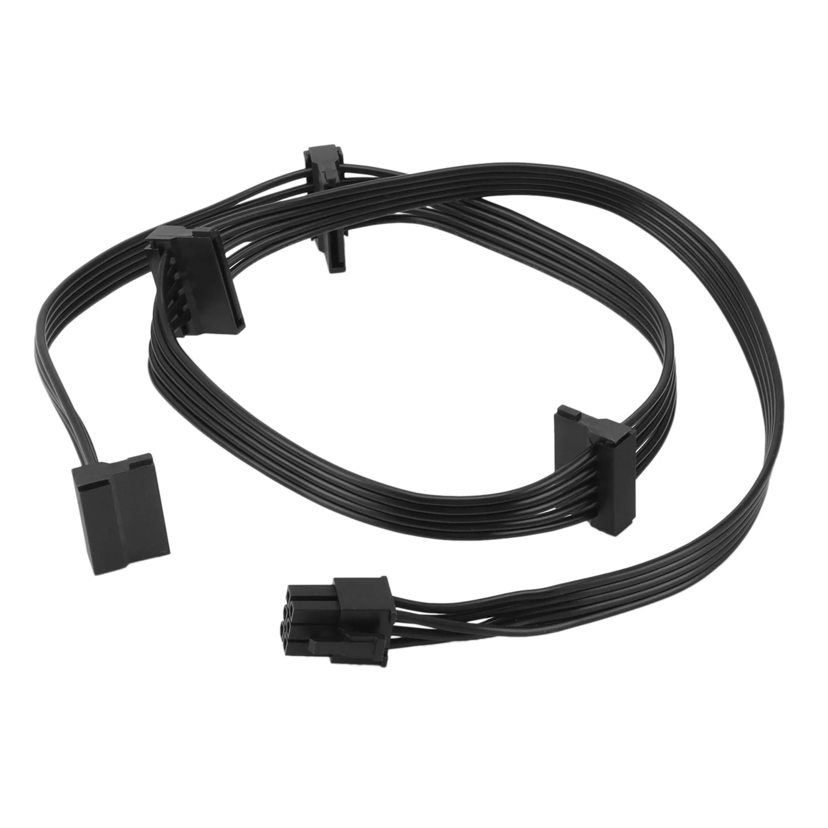 Cable de fuente de alimentación PCIe de 6 pines macho a 4 SATA para Seasonic Focus +/ MK3/ FX/ P Series 850PX 750PX 650PX 550PX PSU - imagen 3