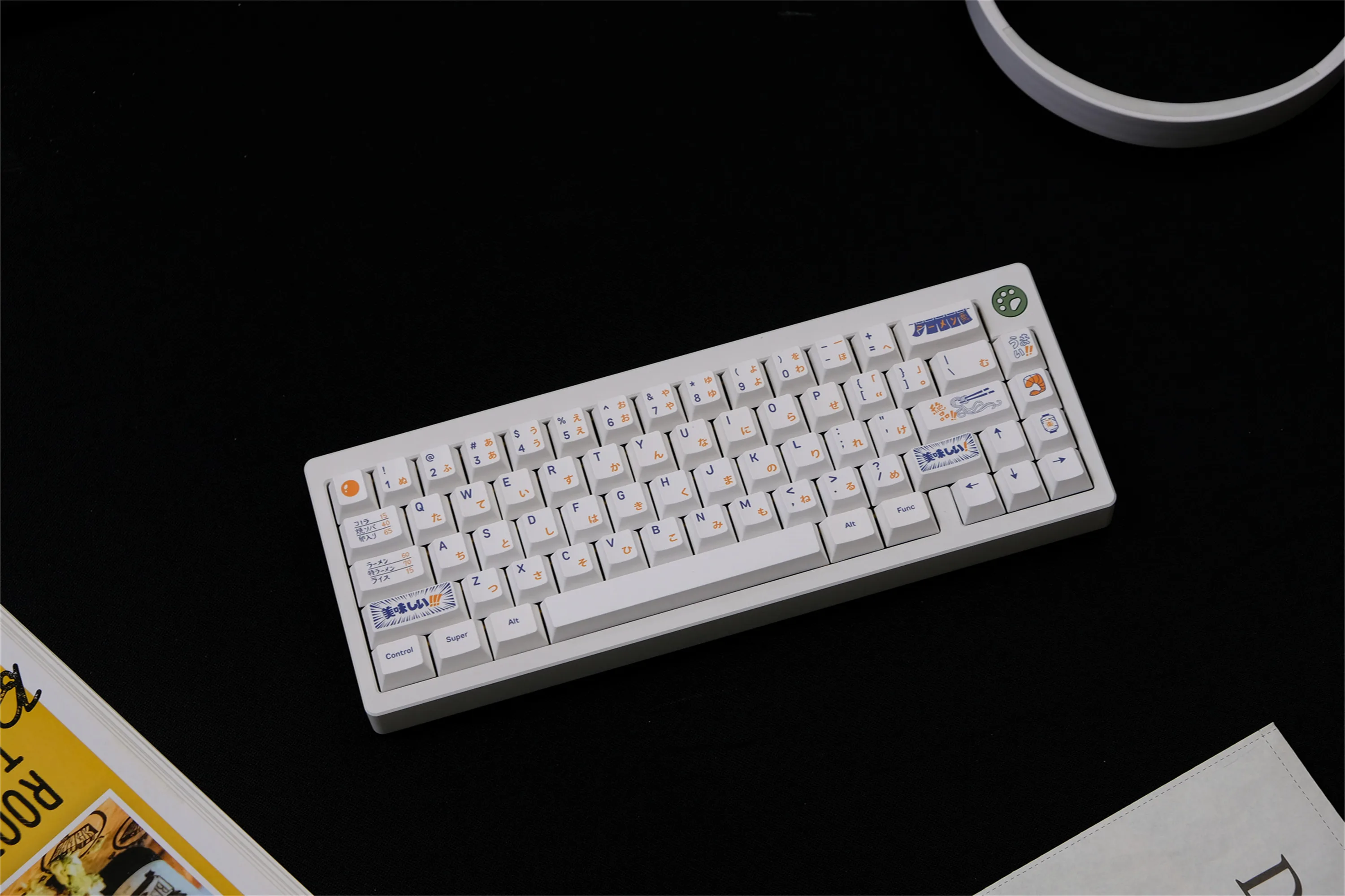 Teclas Ichiraku Ramen de 151 teclas, teclas PBT, perfil de cereza, DYE-SUB para teclado mecánico MX Switch Wooting, diseño ISO ANSI - imagen 2