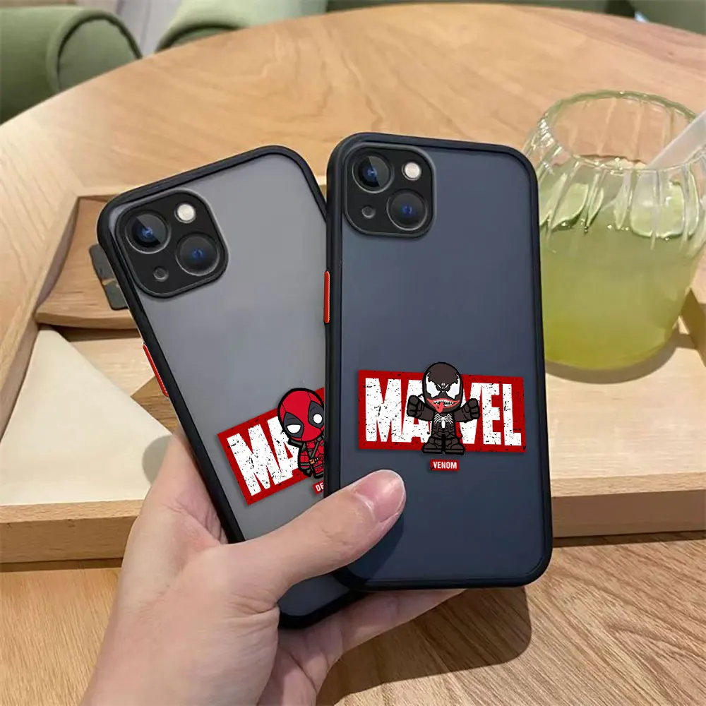 Funda de teléfono mate Marvel Spider Irán Man Venom para Samsung Galaxy S25 S24 S23 S22 S21 S20 FE S10 S9 S11E S30 S11 Ultra - imagen 3