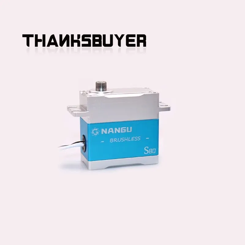 NANGU S80 270 ° 360 ° 358 ° Servo submarino sin escobillas, 78KG, Servo Digital resistente al agua para uso robótico