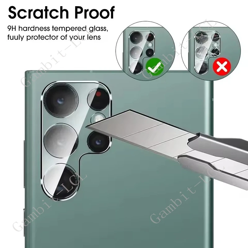 2 uds 3D 9H HD película de lente de cámara para Samsung Galaxy S25 Ultra S24 FE GalaxyS25 Plus cubierta protectora trasera de vidrio templado Original - imagen 4