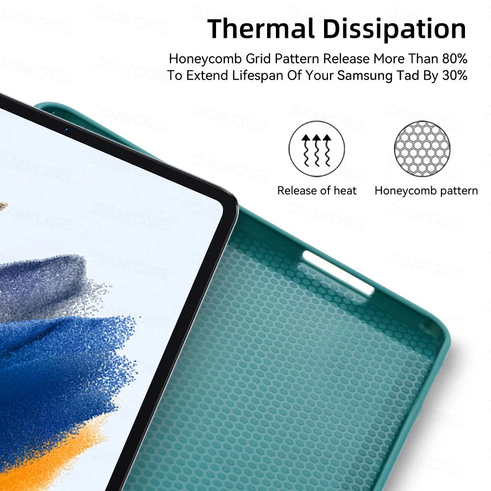 Funda Cuero Inteligente Samsung Galaxy Tab A8 A9 Plus Premium - imagen 5