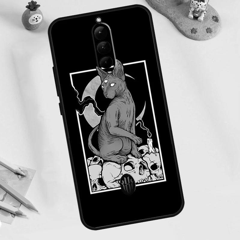 Satánico Sphynx-funda de teléfono para ZTE Nubia Red Magic 8 8S 9 Pro Plus 5G 5S 6R Redmagic 6 7 6S 7S Pro - imagen 2