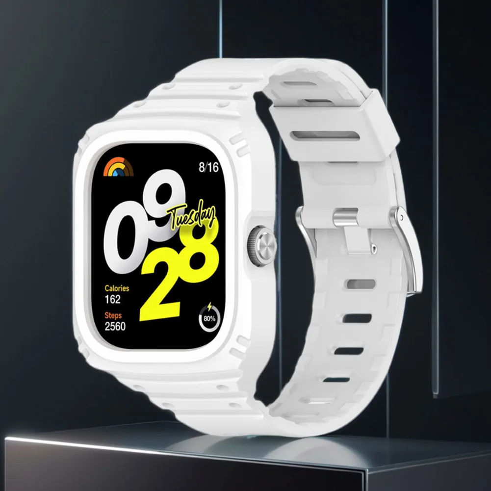 Funda 2 en 1 para Redmi Watch 4, correa a prueba de sudor, Protector de reloj inteligente, carcasa y correa de reloj, funda protectora - imagen 3