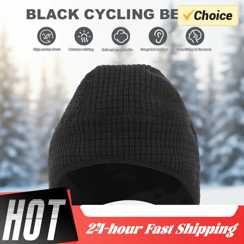 1/2 Uds gorra de ciclismo de lana gorra térmica a prueba de viento casco forro correr esquí motociclismo hombres MTB bicicleta sombrero senderismo pesca sombrero - imagen 2
