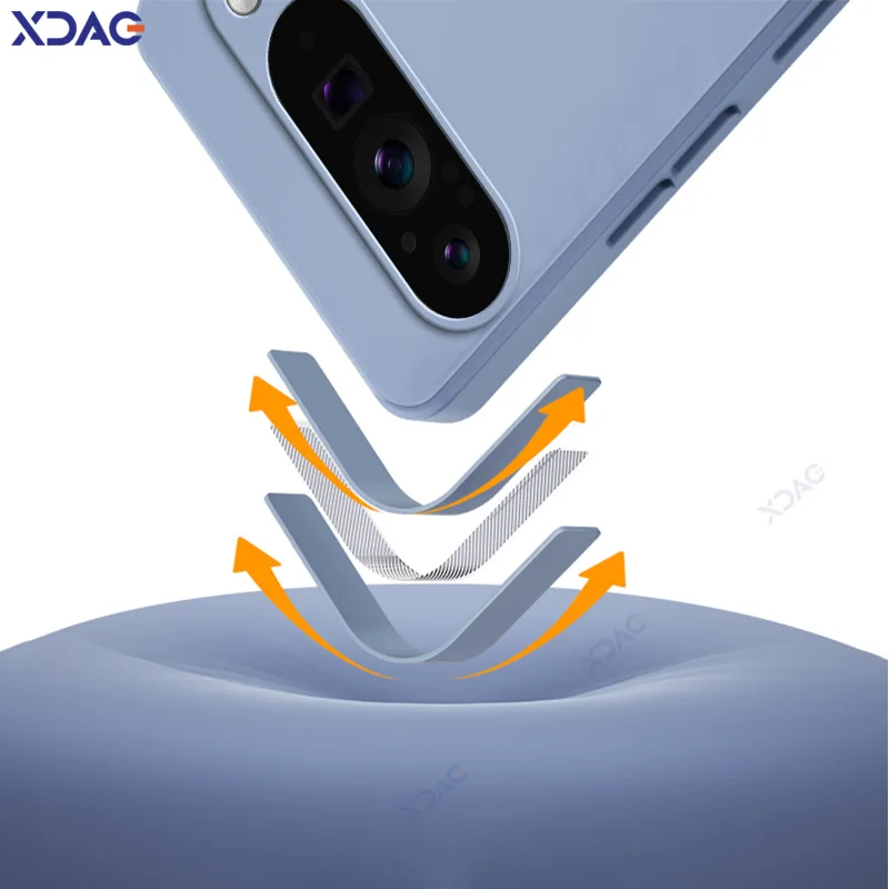 Funda de lujo para teléfonos móviles Google Pixel 10 Pro XL 5G protección de lente Pixel10 10ProXL funda suave bolsa cuadrada de silicona líquida - imagen 3