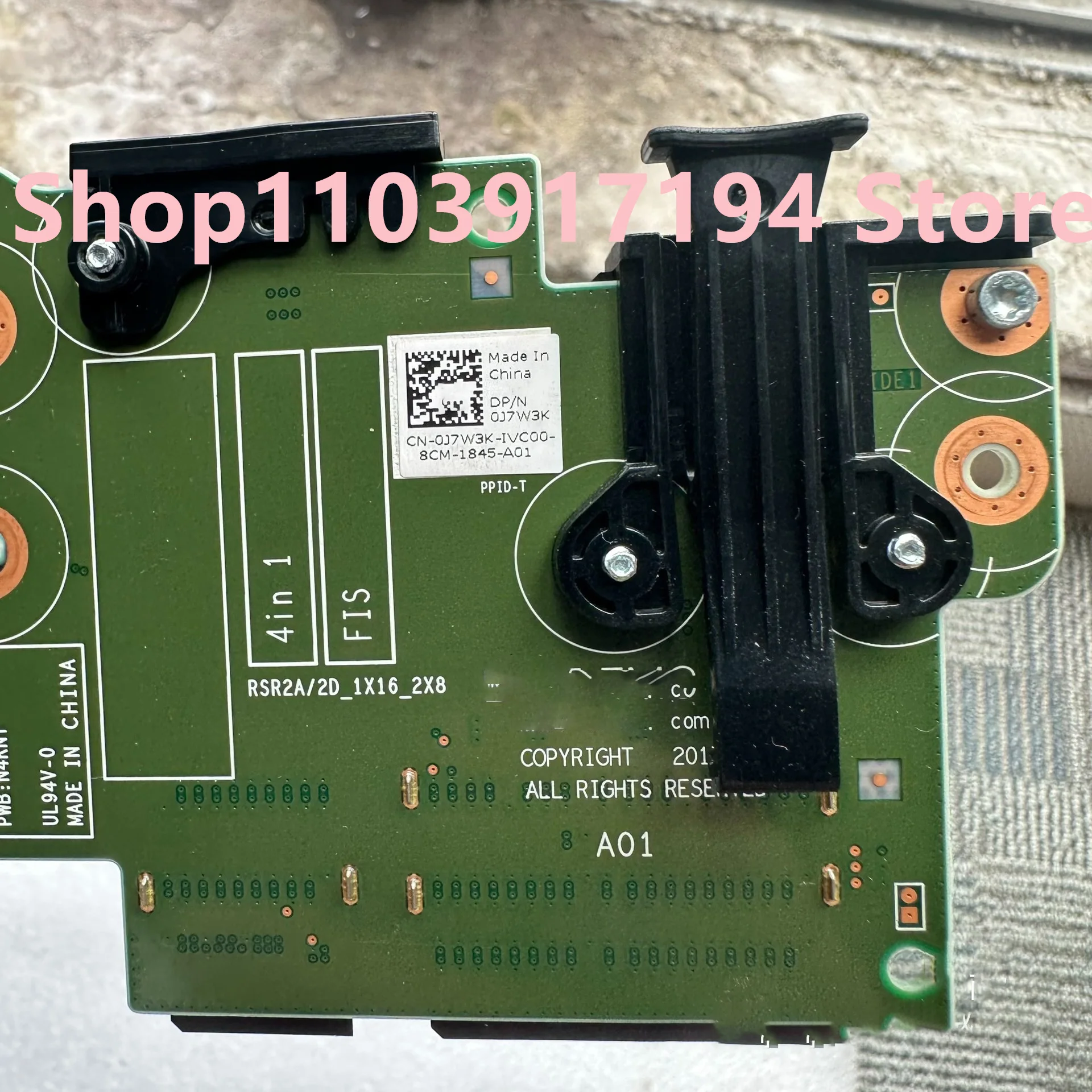 Tarjeta de expansión R740 R740XD RISER2 Tarjeta de elevación con ranura PCIE 0J7W3K - imagen 2