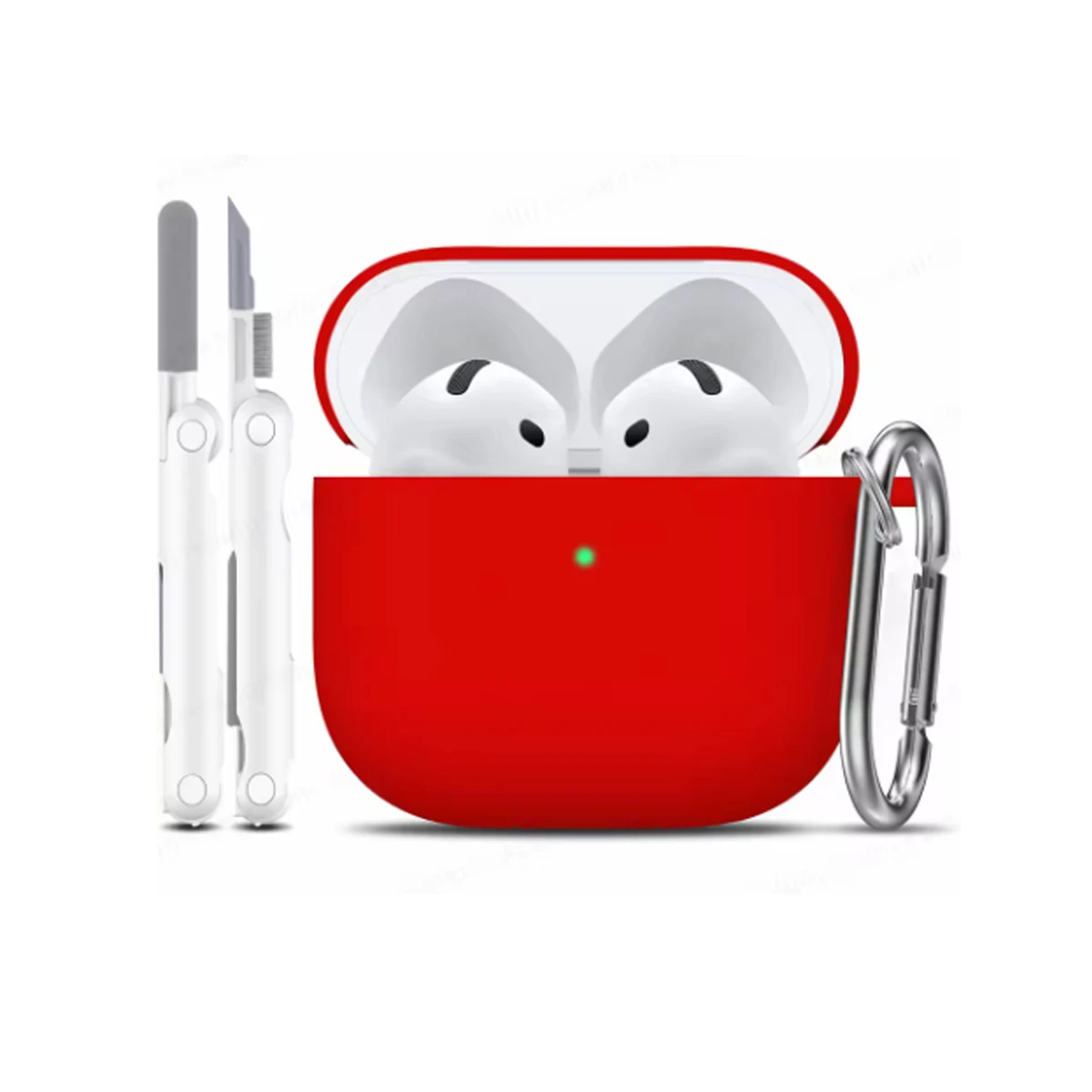 Funda para Airpods de 4. a generación, funda protectora oficial de silicona líquida para auriculares de alta calidad para mujer, funda para auriculares Airpods 4 - imagen 5