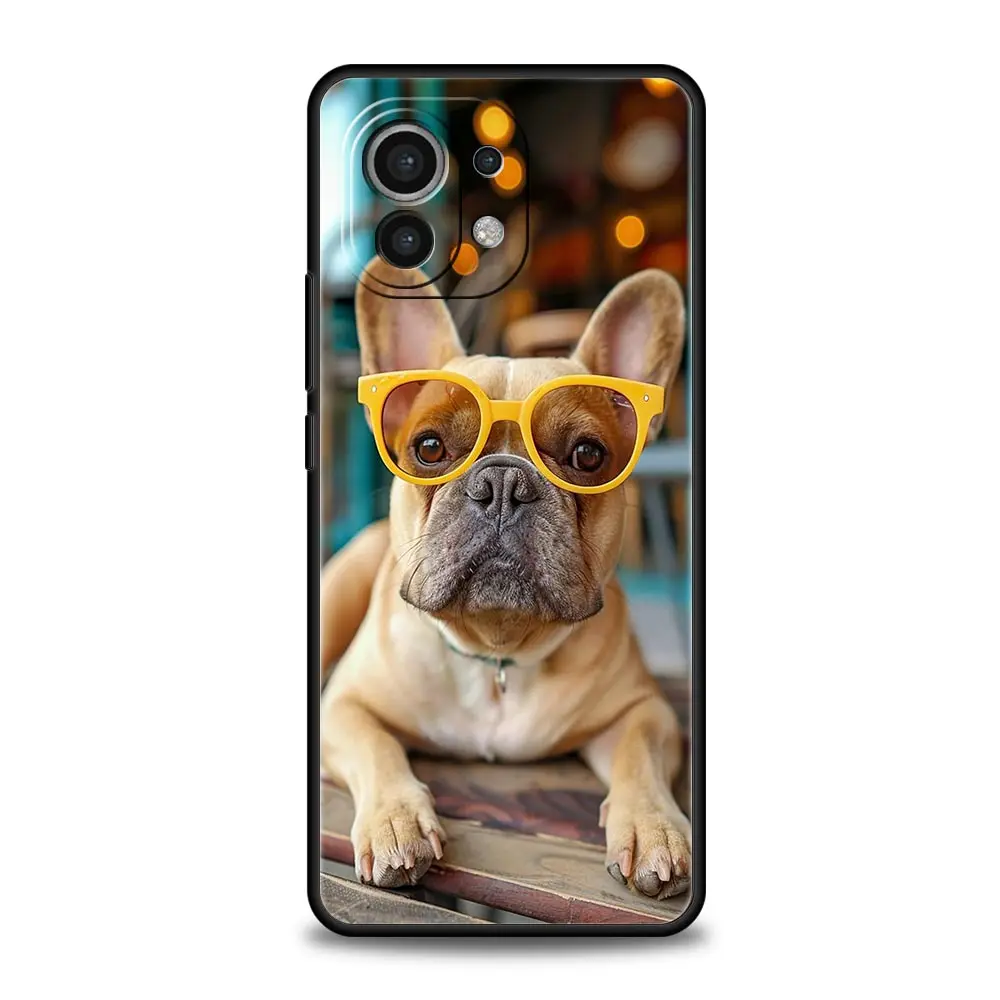 Funda de teléfono para mascotas, Bulldog Francés, para Xiaomi Mi 17 15T 15 14 14T 13T 12T Pro 12 13 Lite 5G 11T Poco X6 X7 X5 Pro, funda suave - imagen 4