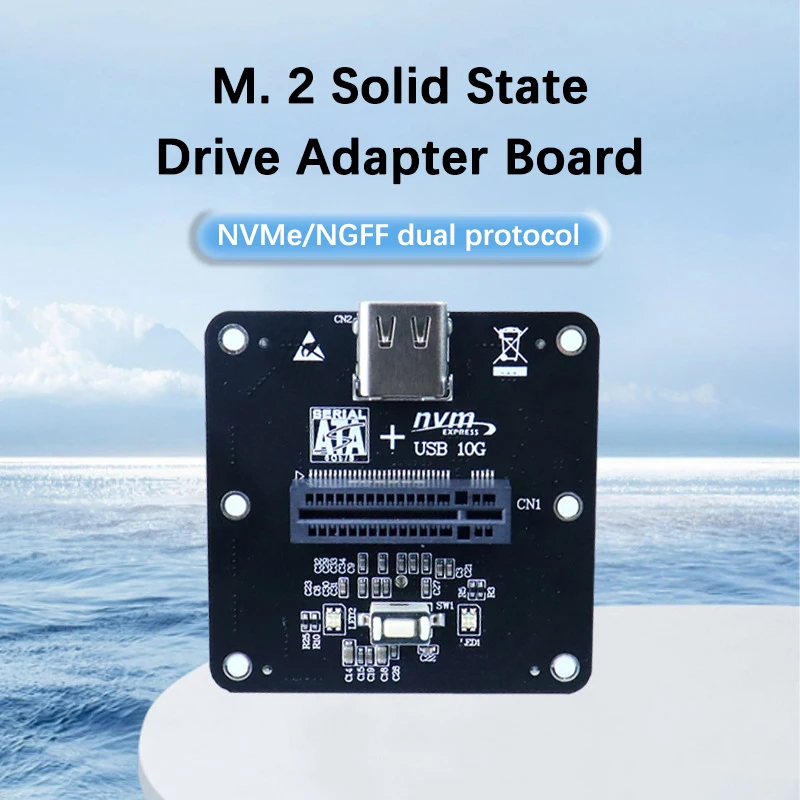 UTHAI U080 RTL9210B protocolo Dual M.2 NVMe/NGFF adaptador de caja de disco duro tipo C USB3.1 tarjeta adaptadora de 10Gbps - imagen 2