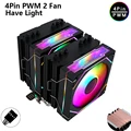 Black 4pin-PWM 2Fan