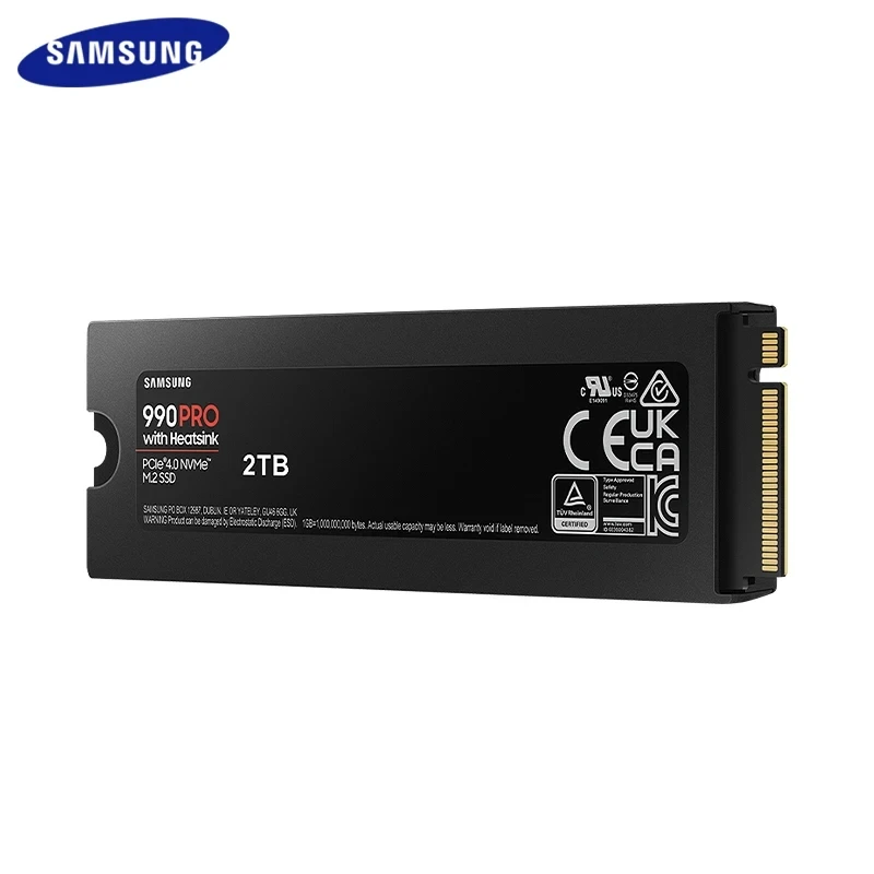 SAMSUNG-disco duro interno de estado sólido 7450 MB/S 990 PRO SSD, 1tb, 2TB, PCIe X4 4,0, para PS5, portátil, ordenador de escritorio, MLC, PC - imagen 4