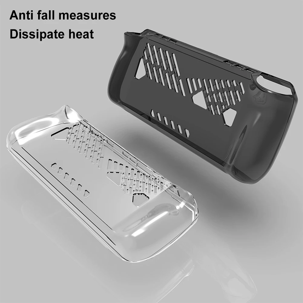 Funda transparente para ASUS ROG Ally X, carcasa protectora completa de TPU a prueba de golpes, funda protectora transparente para ASUS ROG Ally X