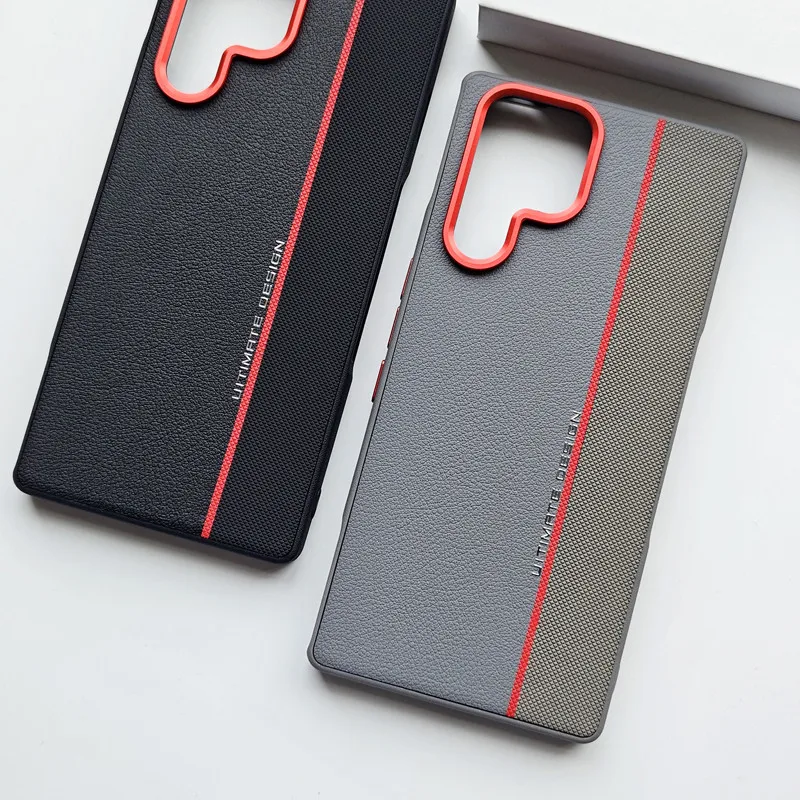 Para ZTE Nubia Red Magic 11 Pro Plus, 11 Pro funda ELVEV alta calidad empalme PU cuero duro cubierta de teléfono de PC - imagen 4