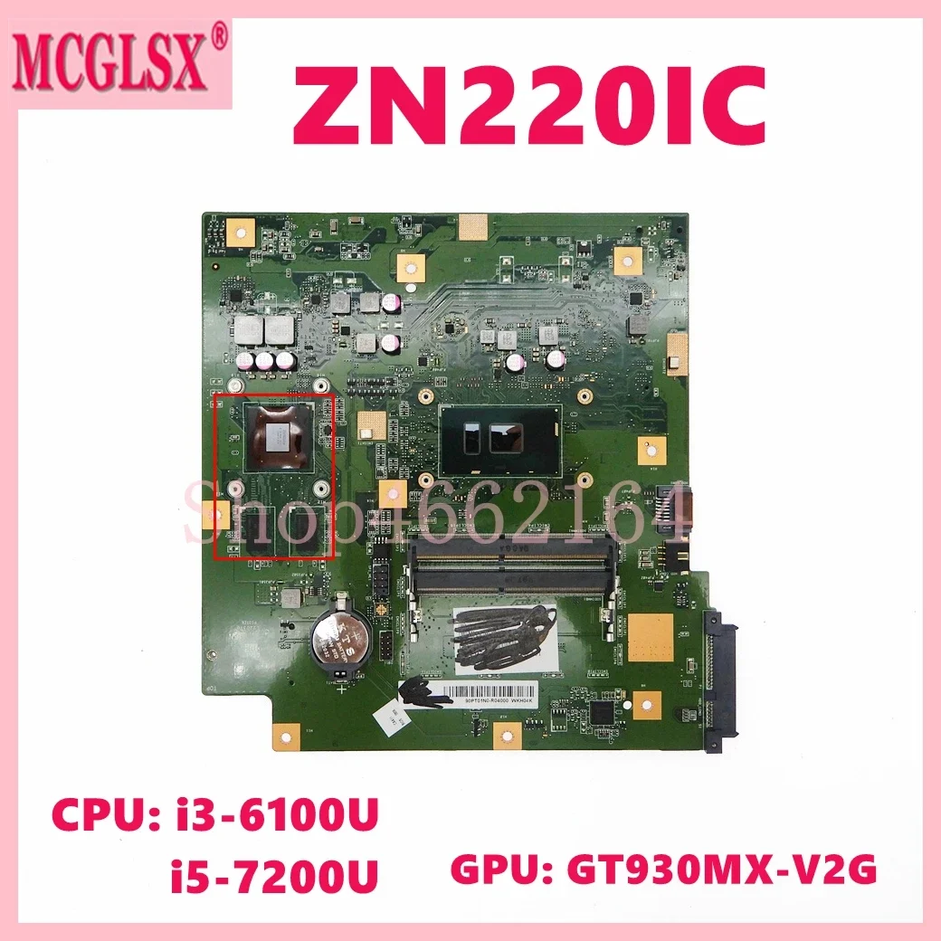Placa base ZN220IC para For Asus Zen AiO Pro Z220IC-K ZN220IC ZN220I placa base comercial con i3 i5-6th 7th Gen CPU GT930MX GPU