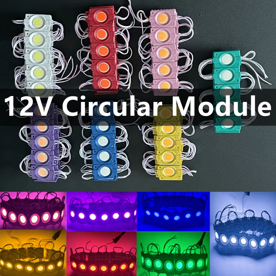 20 unids/lote módulos Led tira de luz dura 12V 220V COB luz de fondo tienda Banner impermeable IP65 habitación camión sedán decoraciones - imagen 3