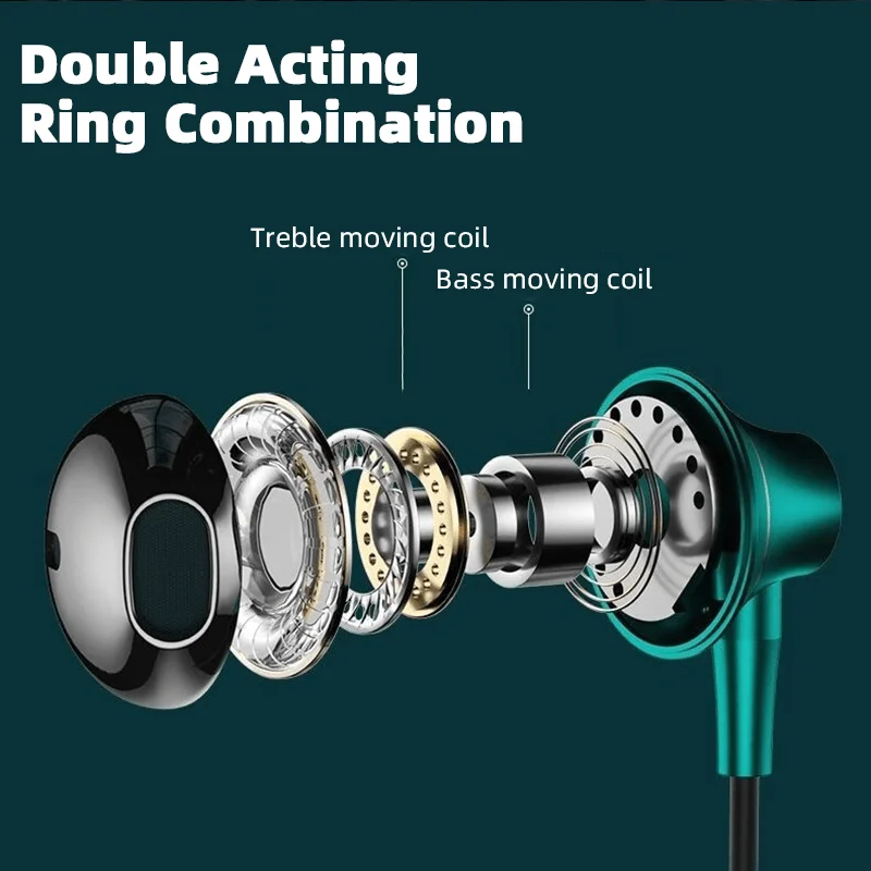 Auriculares para juegos con sonido envolvente 9D tipo C y 3,5mm, intrauditivos con cable para iphone15/16, para Samsung - imagen 4