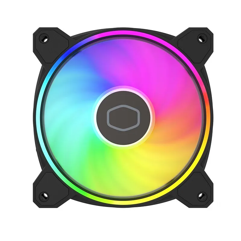 Cooler Master MF140 HALO II ventilador de refrigeración de caja de 14cm segunda generación 5V/3PIN ARGB ventilador silencioso CPU Cooler ventilador PWM - imagen 3