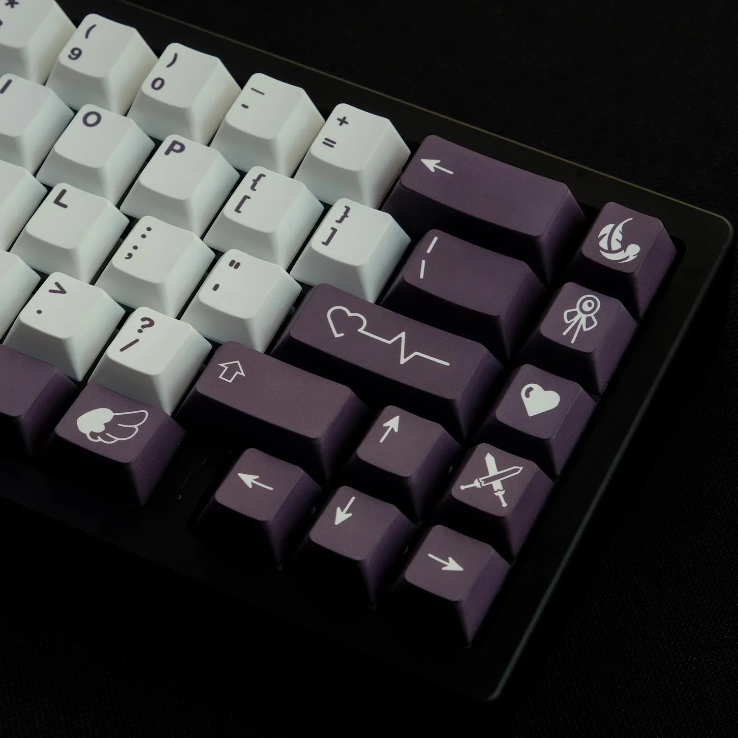 GMK-Juego de 152 teclas Tenshi, tapas de teclas de sublimación de tinte PBT, perfil de cereza, a prueba de luz, para 61, 64, 68, 96, 980, 104, diseño - imagen 4