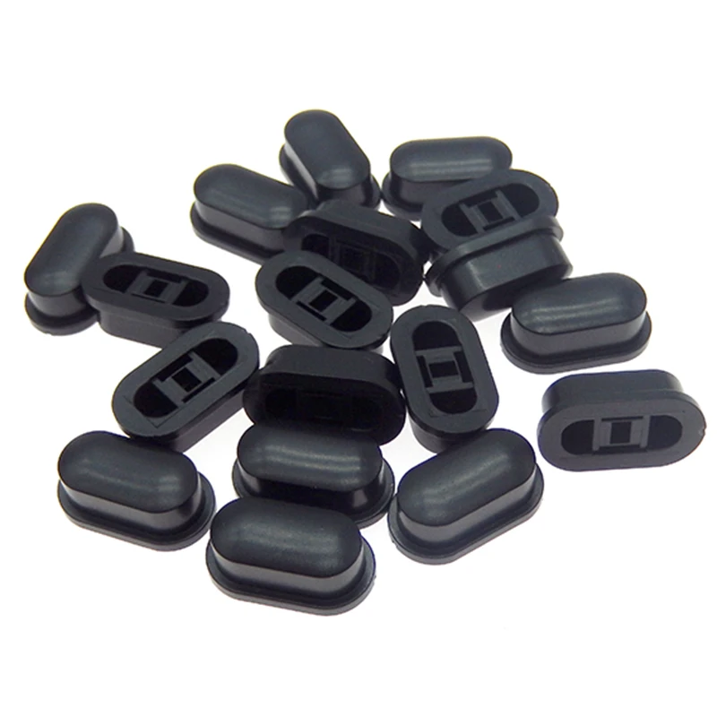 Tapa de interruptor de botón táctil 20 piezas A05, 3x2mm, 5,8mm, 7mm, 8mm, 8,5mm, Micro Tact Switch, rojo, negro, verde, blanco, azul, gris - imagen 4