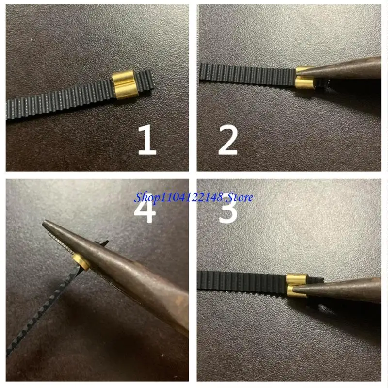 Terminales enjuague correa latón P9FA Conectores cable alambre 6 mm para impresoras Configuración rápida - imagen 5
