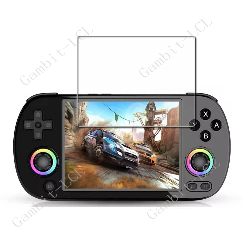 2 uds para ANBERNIC RG40XX H consola de juegos portátil 4 pulgadas vidrio templado en RG40XXH RG 40XXH 9H HD cubierta de película protectora de pantalla - imagen 2
