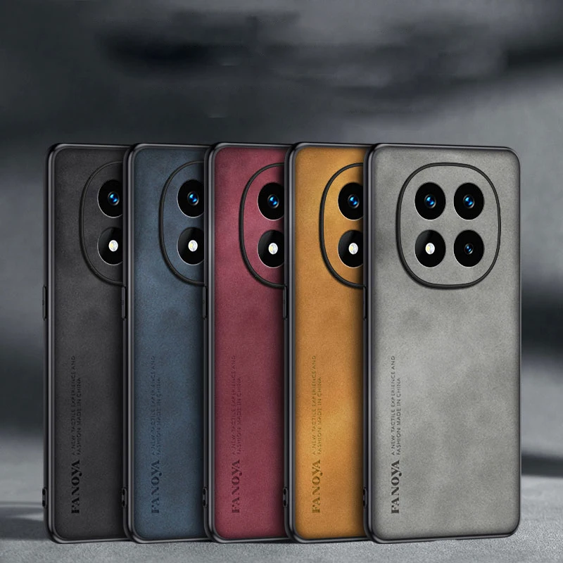 Funda de plástico duro con protección de cámara a prueba de golpes de cuero PU mate para Xiaomi Redmi Note 40 Pro Plus 5G - imagen 4