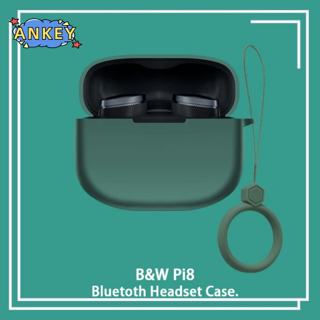 Funda protectora B & W para Bowers & Wilkins Pi8 Pi6, anticaída, silicona suave, auriculares inalámbricos Bluetooth, transporte - imagen 3
