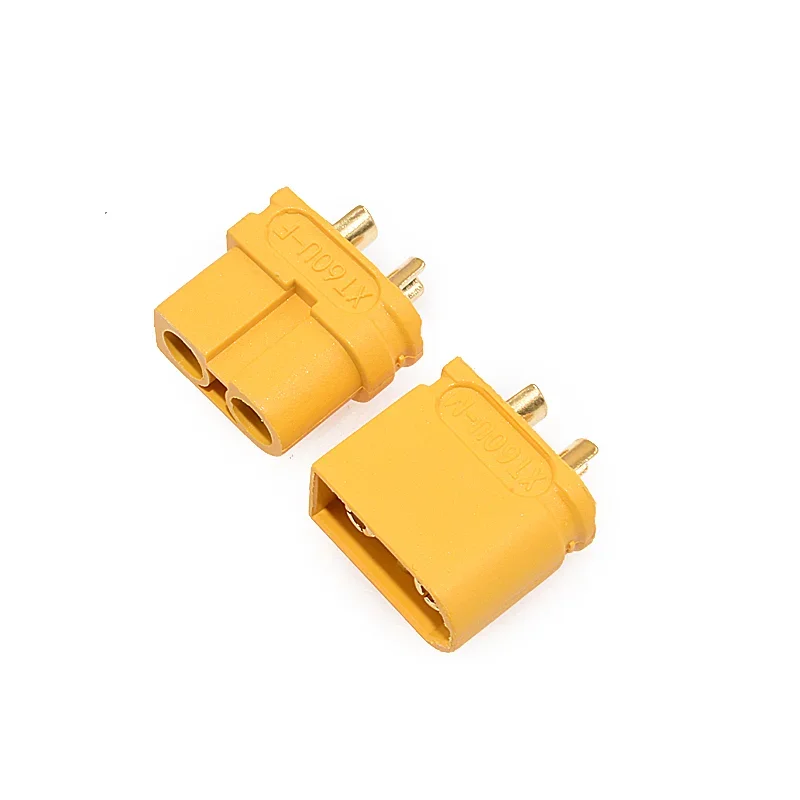 Conector macho y hembra de prueba XT60U-M/F, modelo de aviación chapado en oro, enchufe de Terminal de batería de litio, XT-60U - imagen 2