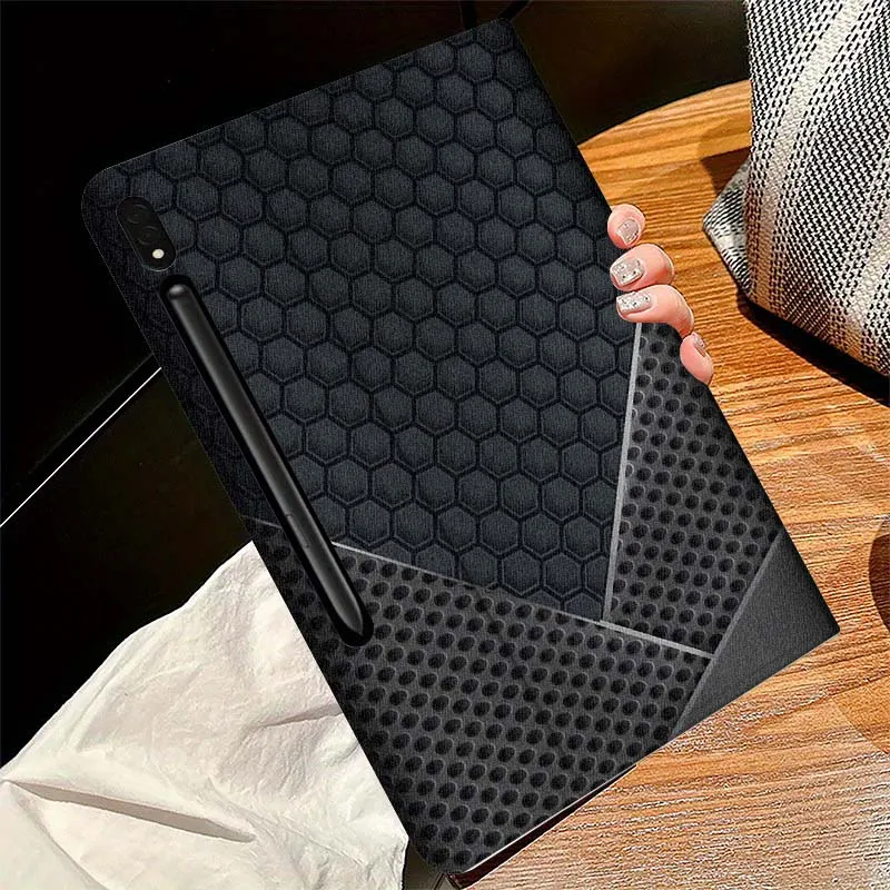 Nido de abeja de fibra de carbono para Samsung Galaxy Tab S11 S10 S9 S8 S7 S6 A10.1 A9 A8 A7 10,1 Lite FE Plus pulgadas funda para tableta - imagen 4