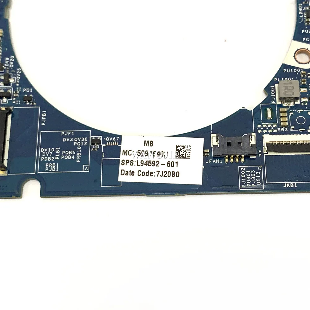 Para HP Envy 13-BA 13T-BA placa base de computadora portátil GPC30 LA-J471P 94592-601 CPU I5-10210U I7-10510U GPU MX250 2GB RAM 8GB - imagen 3