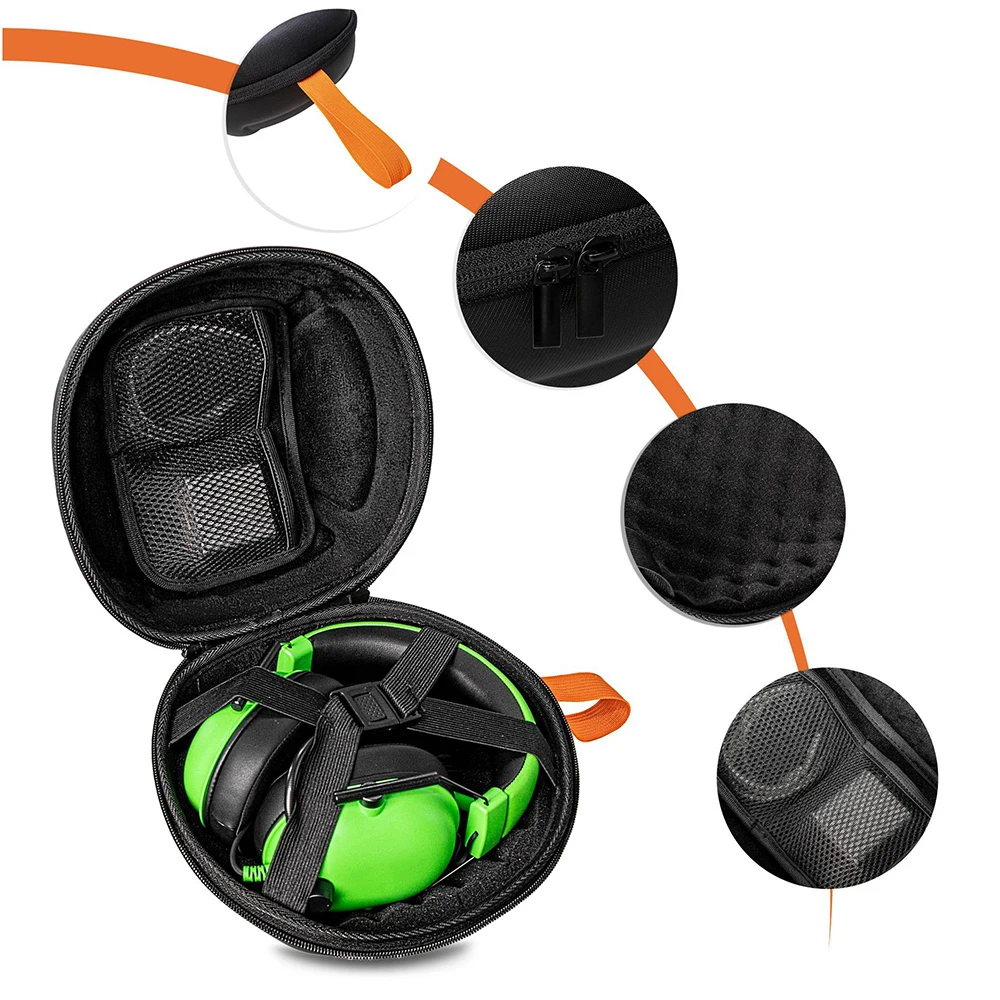 Bolsa de almacenamiento para auriculares Razer BlackShark V2 X, estuche rígido de EVA, estuche de transporte de viaje - imagen 4